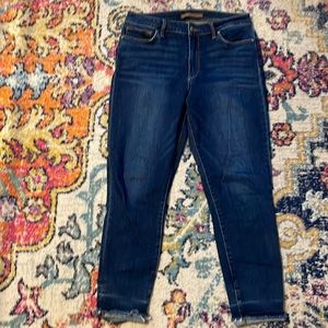 Joe’s Jeans Dark Wash Raw Hem Jean